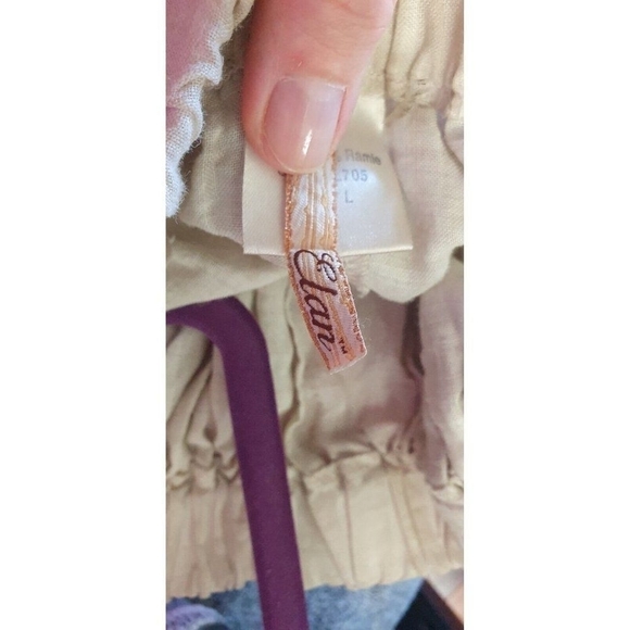 Elan Chambray Jumpsuit Sze L - Picture 6 of 12